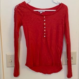 Aeropostale Button-Up Tee